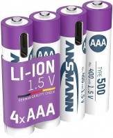 Li-Ionen Micro AAA (400mAh) 4er Akku