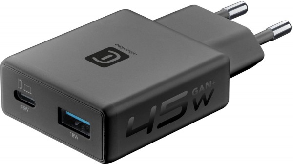 USB/USB Type-C GaN+ Ladegerät (45W) schwarz