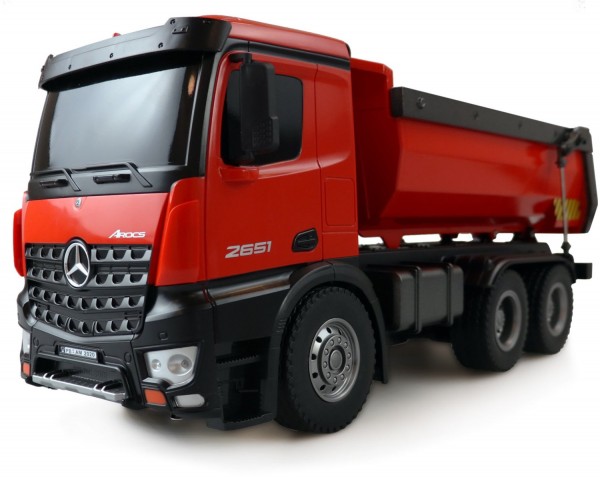 Mercedes LKW Kipper RC Fahrzeug rot