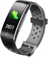 BFH-14 Activity Tracker grau, Schlafüberwachung, 10 Tage Akkulaufzeit, Trainingsdatenerfassung, wasserdicht, 2,44 cm Display, Schrittzähler