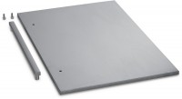 Edelstahlfront 88 cm mit Griff Kühl-/Gefriergeräte-Zubehör