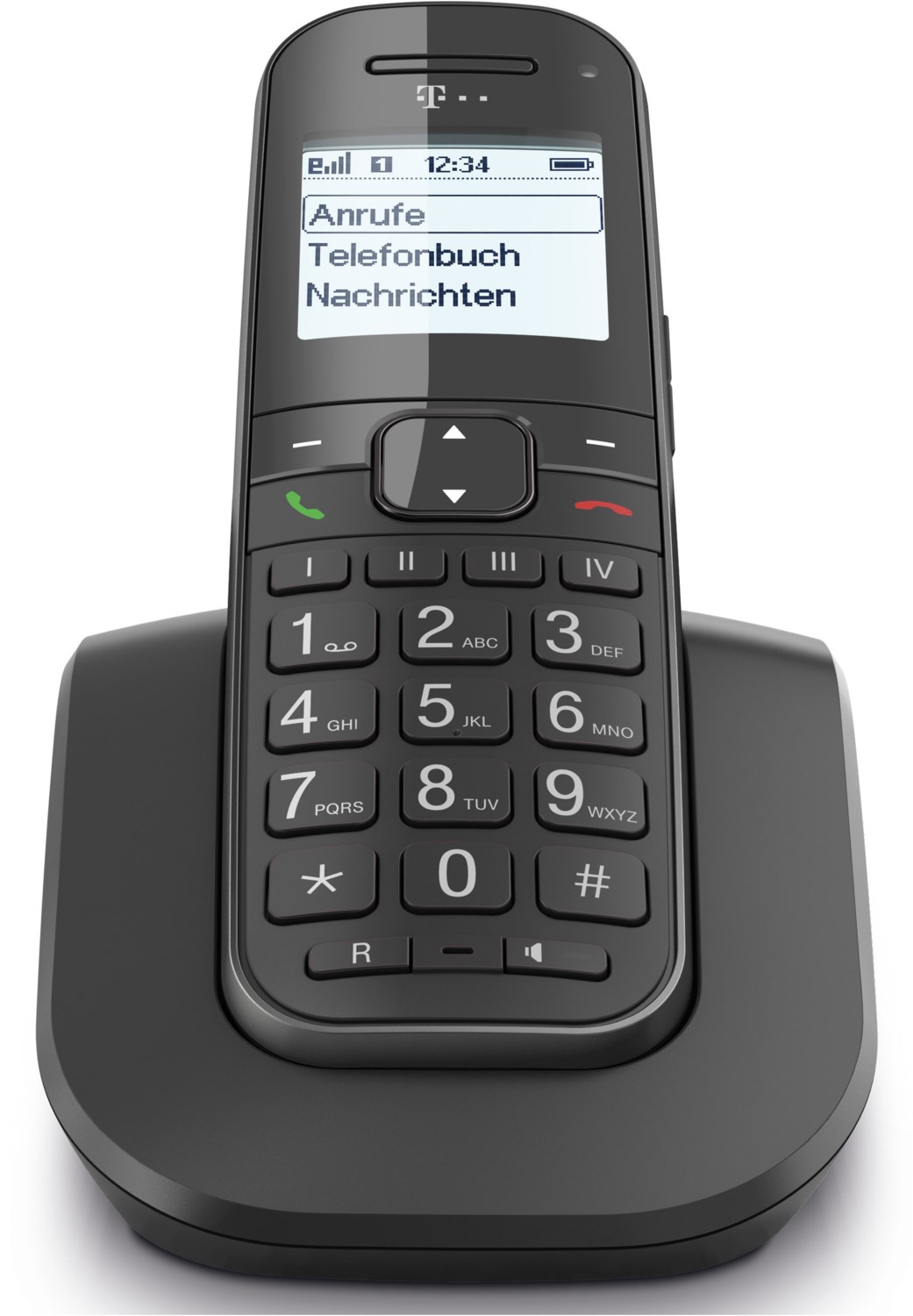 Telekom Schnurloses Telefon Sinus 502 Plus 1 Telekom Sinus 206 Comfort Pack Schnurlos Solo-Handteil anthrazit | EURONICS