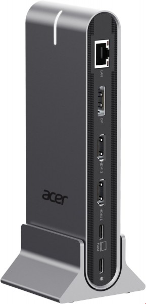 15-in-1 USB Type-C Dockingstation silbergrau