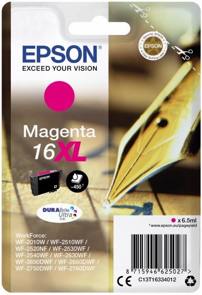 16XL DURABrite Ultra Tintenpatrone magenta