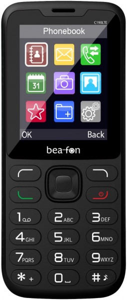 C190 LTE Tasten Handy schwarz