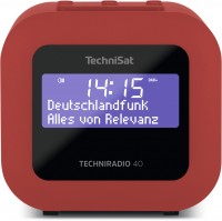 TechniRadio 40 Uhrenradio rot