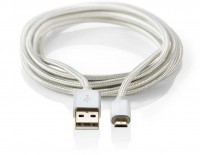 CCTB60500AL30 USB 2.0-Kabel (3m) aluminium A-Stecker>Micro-B-Stecker