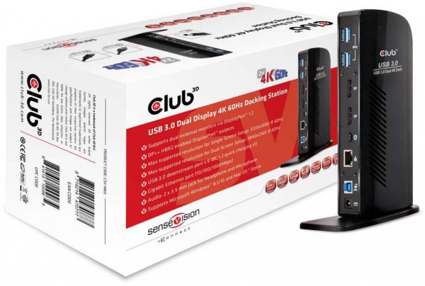 USB 3.0 4K Dockingstation Dual Display