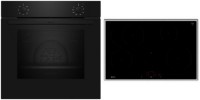 Herdset mit Induktionskochfeld bestehend aus B1DCA0AK0 + T58SHF1L0 schwarz