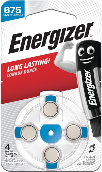 675 Hörgerätebatterie 4er Blister