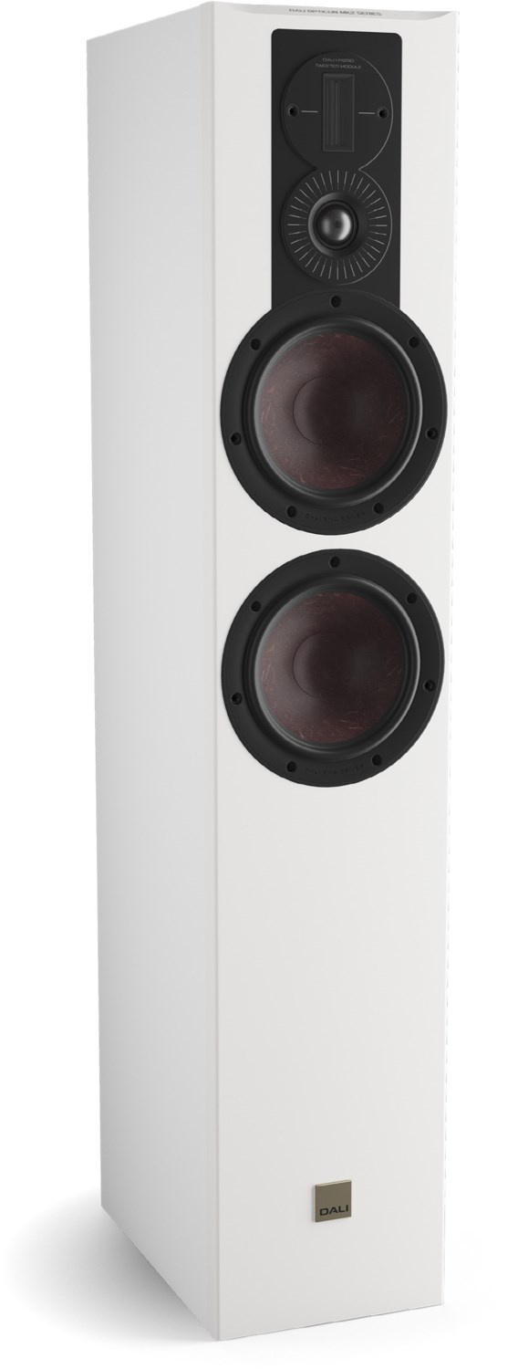 Opticon 6 MKII /Stück Stand-Lautsprecher weiß seidenmatt/grau