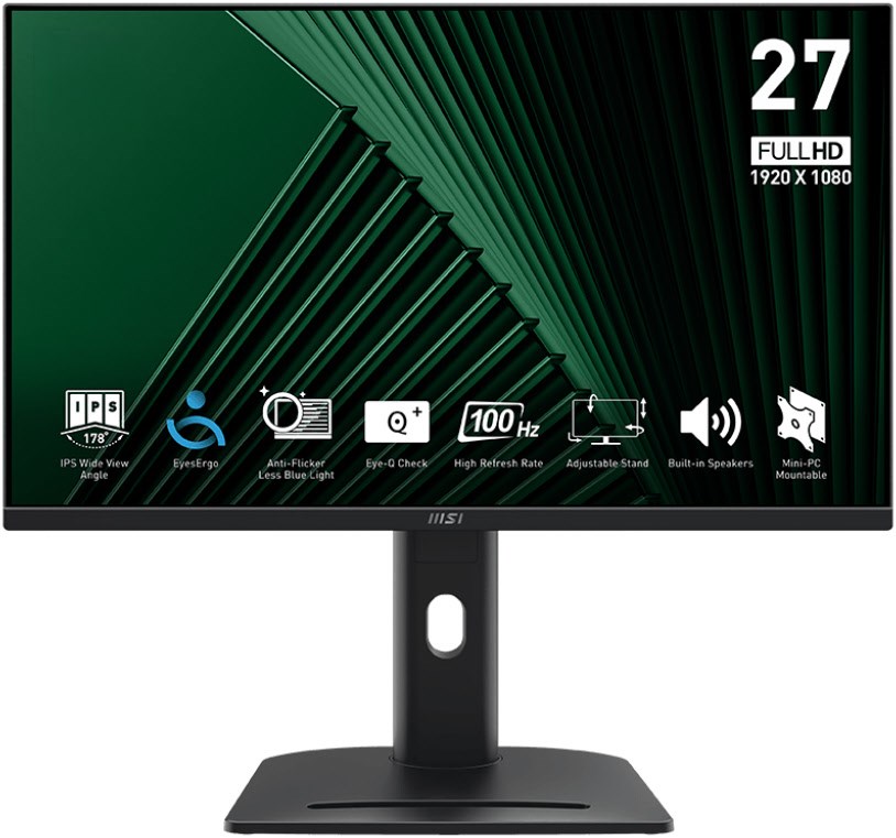 Image of MSI Pro MP275PGDE 27 Zoll Full HD IPS LED 16:9 100 Hz Office Monitor