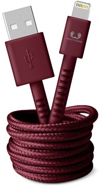 Fabriq USB > Lightning Kabel (1,5m) Kabel ruby red