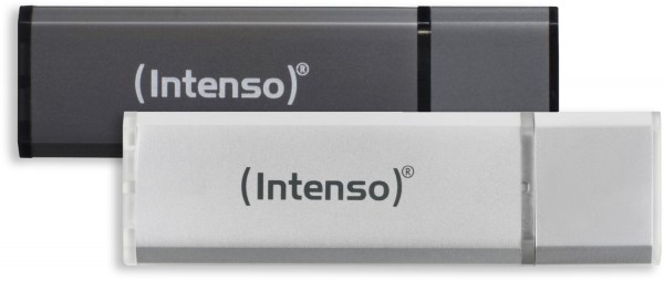 Alu Line USB 2.0 2er Pack (32GB) Speicherstick anthrazit/silber