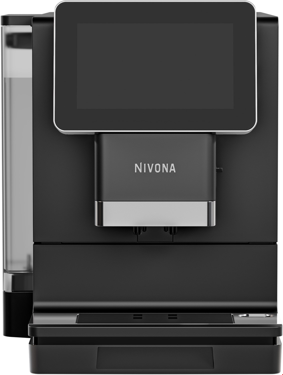 CafeRomatica NIVO 9101 Kaffee-Vollautomat schwarz, Milchbehälter, Stahl-Kegel-Mahlwerk, 15 bar, 2,2 l, Apps ladbar