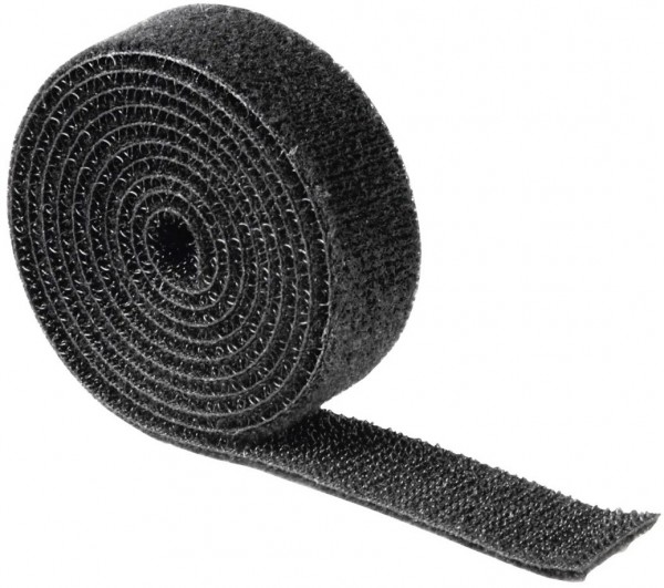 Klettband beidseitig 1,9x100cm schwarz