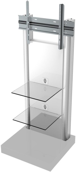 Pro Stand TV-Bodenständer Klarglas