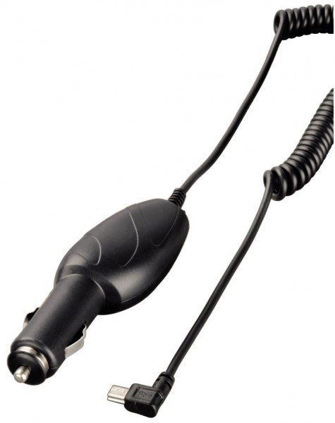 Kfz-Ladekabel mit abgewink.Mini USB KFZ-Ladegerät