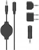 Flugreiseadapter-Set, 4-teilig schwarz