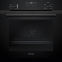 HB217GBB0 Einbaubackofen deep black inox, 71 l, Pizza-Stufe, schnelles Vorheizen, 59,4 cm breit, A, schwarz, iQ500