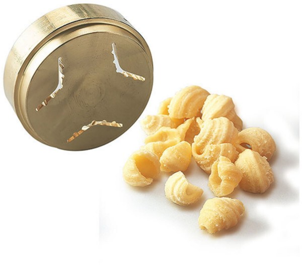 A910/10 Conchigliette Teigwareneinsatz Küchenmaschinen-Zubehör bronze