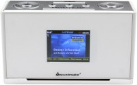 UR240WE Uhrenradio silber/weiß