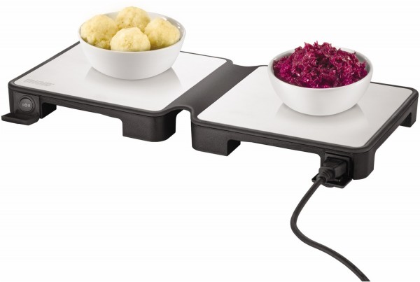 Fold Warmhalteplatte schwarz/anthrazit