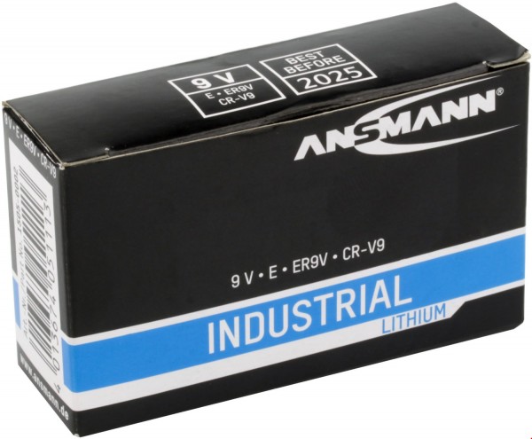 Industrial Lithium 9V E-Block 5er Batterie