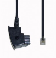 T 78/10 TAE-N>West. 6/4 Kabel (10m) schwarz