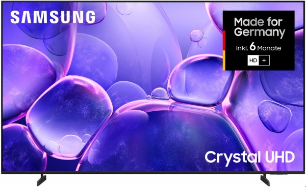 GU65U8079FU 163 cm (65") Crystal UHD LCD-TV mit LED-Technik schwarz, 4K Ultra HD, Smart-TV, DVB-T2/DVB-C/DVB-S2, Sprachsteuerung