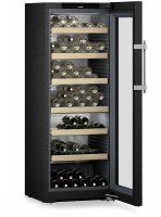 WPbsi 5052-20 Weintemperierschrank schwarz