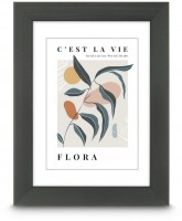 Kunststoffrahmen Flora 20x30cm grau