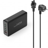Ladestation 5-fach (240W) 4x USB-C, 1x USB-A schwarz