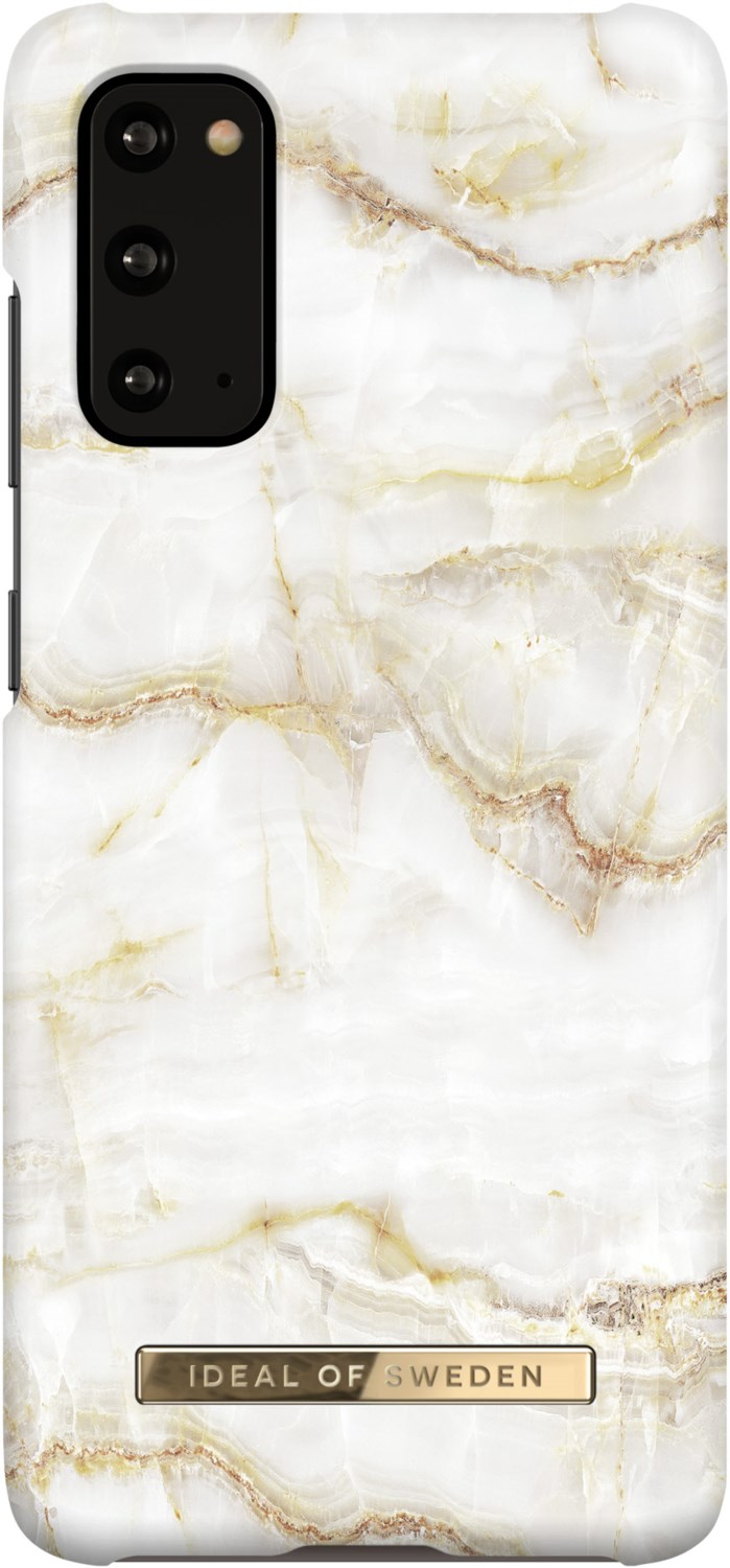 Fashion Case für Galaxy S20 golden pearl marble