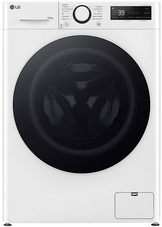 LG V5WD95SLIM Stand-Waschtrockner weiss