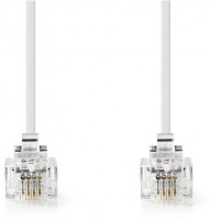 TCGP90200WT100 RJ11-Kabel (10m) RJ11-Stecker>RJ11-Stecker weiß