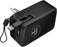 Retractable Power (20.000mAh) Powerbank schwarz