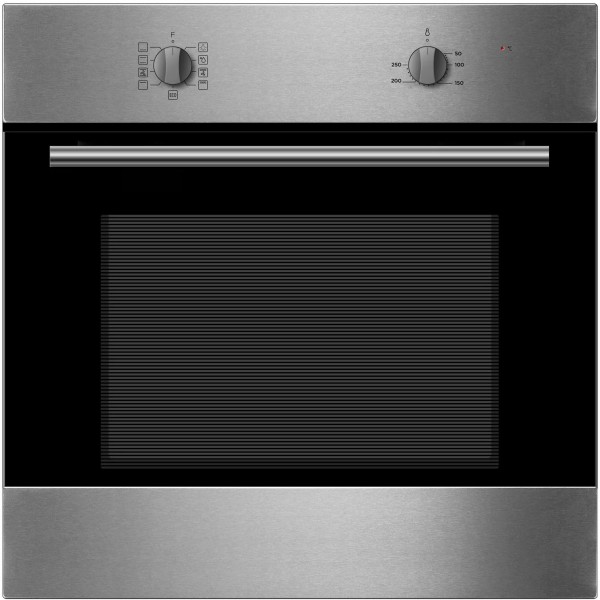 F7-2SA Einbaubackofen edelstahl, 65 l, 59,5 cm breit, A