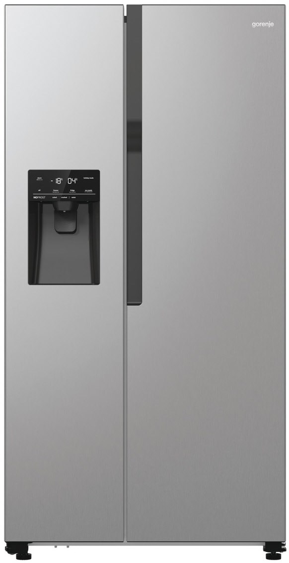 Gorenje NRR9185ESXL Side-by-Side grau metallic