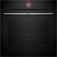 HBG734AB1 Einbaubackofen schwarz, 71 l, Pizza-Stufe, schnelles Vorheizen, WLAN, Rückwand katalytisch beschichtet, 59,4 cm breit, A+, Serie 8