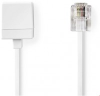 TCGL90205WT100 RJ11-Kabel (10m) RJ11 Stecker > RJ11 Buchse weiß