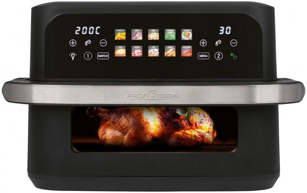 PC-FR 1313 H Heißluft-Fritteuse schwarz