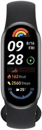 Smart Band 9 Activity Tracker midnight black, Schlafüberwachung, 21 Tage Akkulaufzeit, Trainingsdatenerfassung, wasserdicht, Schrittzähler