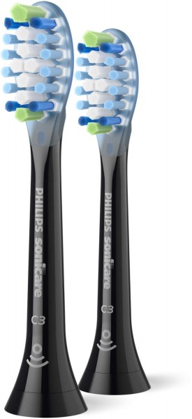 HX9042/88 Premium Plaq. Def. (2St.) Ersatz-Zahnbürsten schwarz