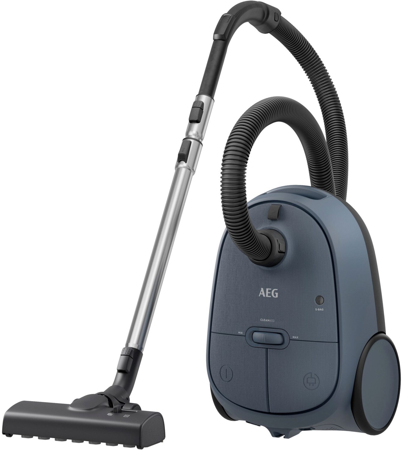 AEG Bodenstaubsauger CLEAN 6000 (AB61C2ÖKO/AB61C1WP/AB61C2DBS), hohe Saugleistung, 750 W, mit Beutel, inkl. Zusatzdüsen, 65 % Recyclingkunststoff