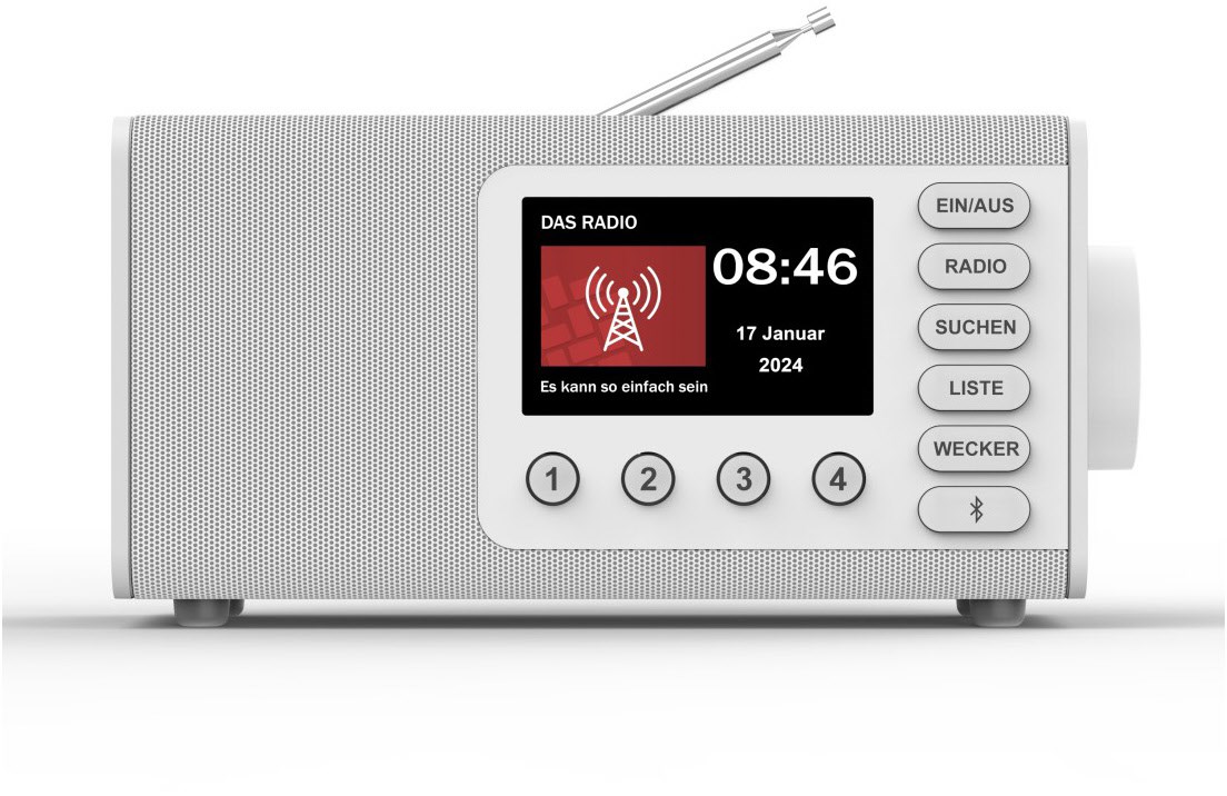 DR1001BT Heimradio weiss