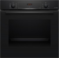 HQA4340B3 Einbaubackofen schwarz, 71 l, Pizza-Stufe, schnelles Vorheizen, Rückwand katalytisch beschichtet, 59,4 cm breit, A+