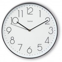 Korsika Wanduhr schwarz/weiss