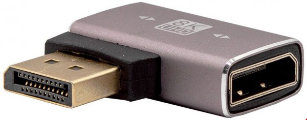 DP 9 U DisplayPort Winkeladapter