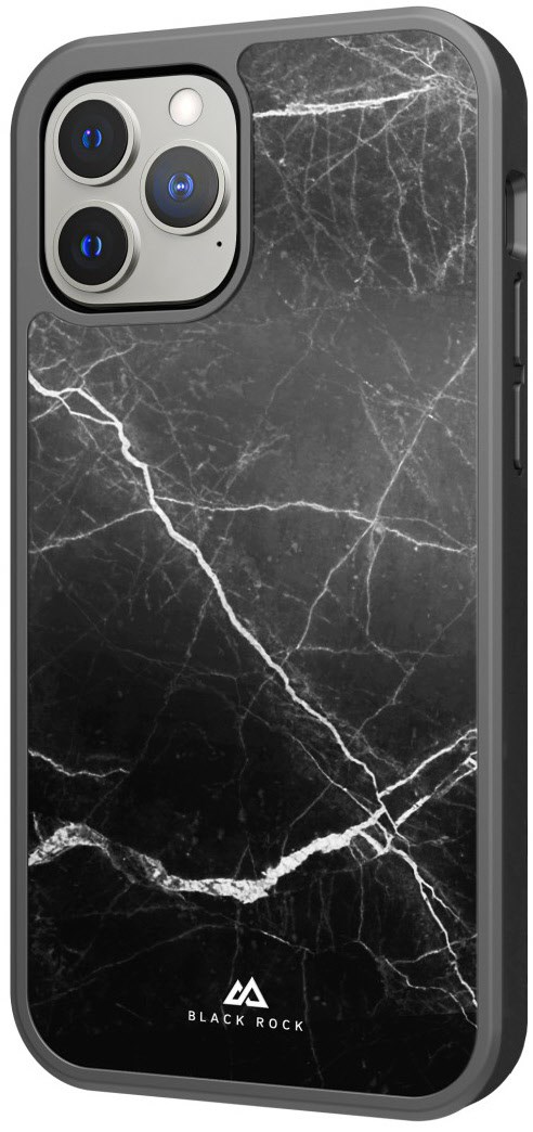 Cover Protective Marble Case für iPhone 13 Pro Max schwarz